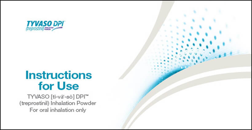 TYVASO DPI instructions for use manual