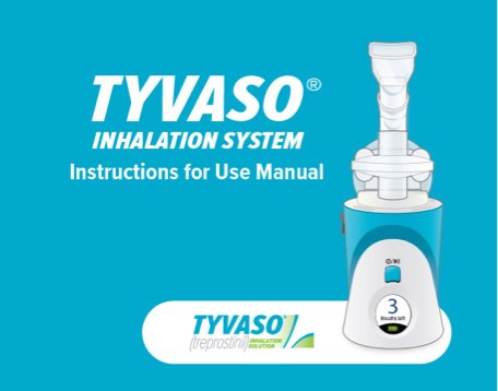 TYVASO Instructions For Use Manual